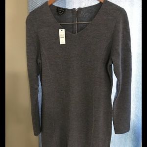 NWT Talbots flattering gray sweater dress